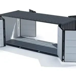 Container de stockage 20 pieds double open side