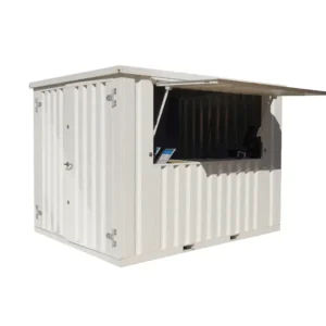 Conteneur Bar Démontable XL 3×2 mètres Blanc RAL 9016