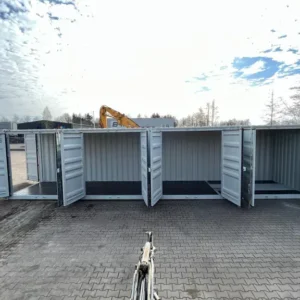 Conteneur d’expédition HQ High Cube de 40 pieds avec 4 portes latérales