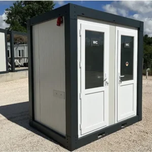 Conteneur sanitaire, Conteneur WC, WC double 120x220