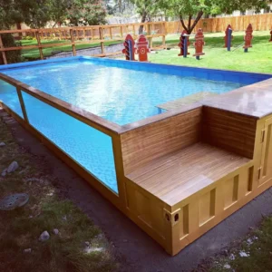 Piscine extérieure préfabriquée de conteneur d’expédition de 20 pieds